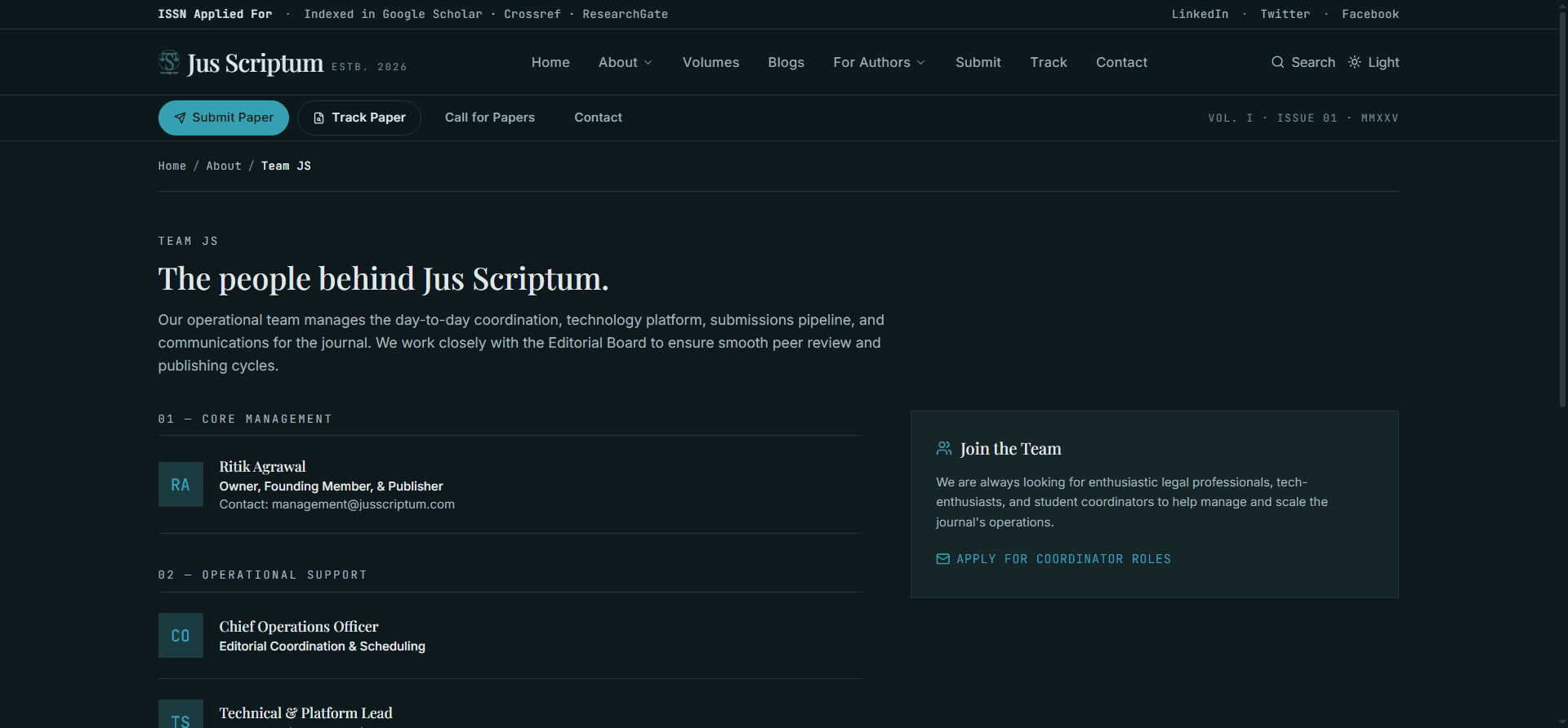 Jus Scriptum — visual 12