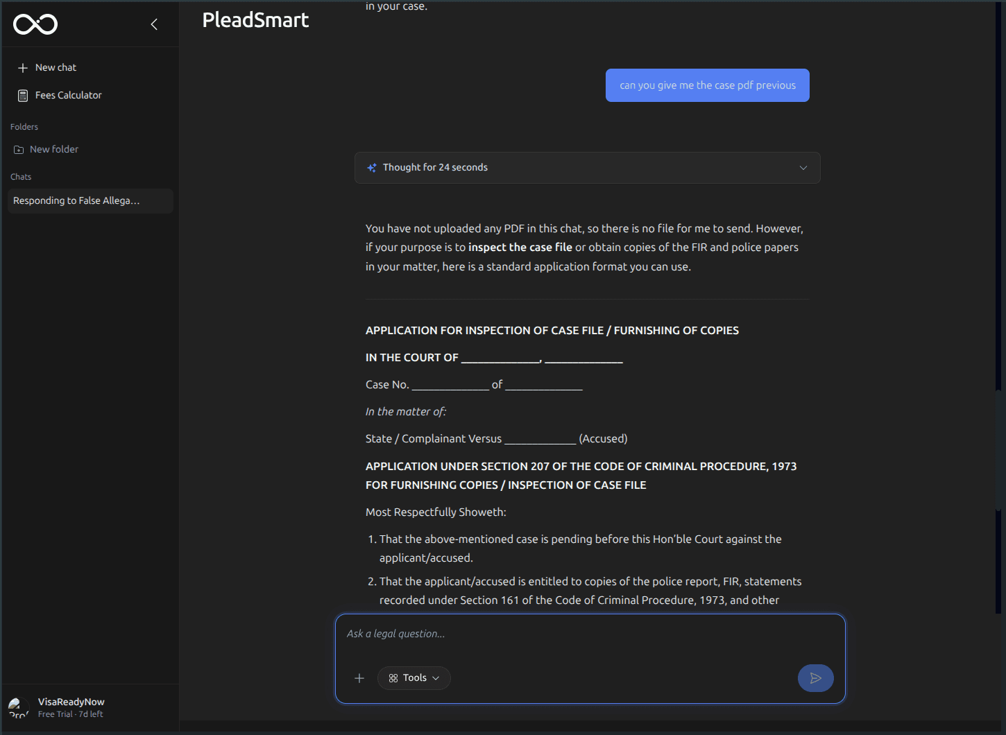 PleadSmart — visual 3